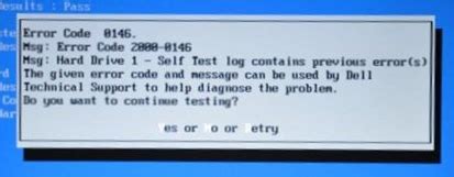 hard drive test error 0146|fix error code 0146.